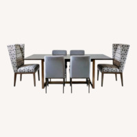 Walter E. Smithe Light Gray Wood Dining Sets