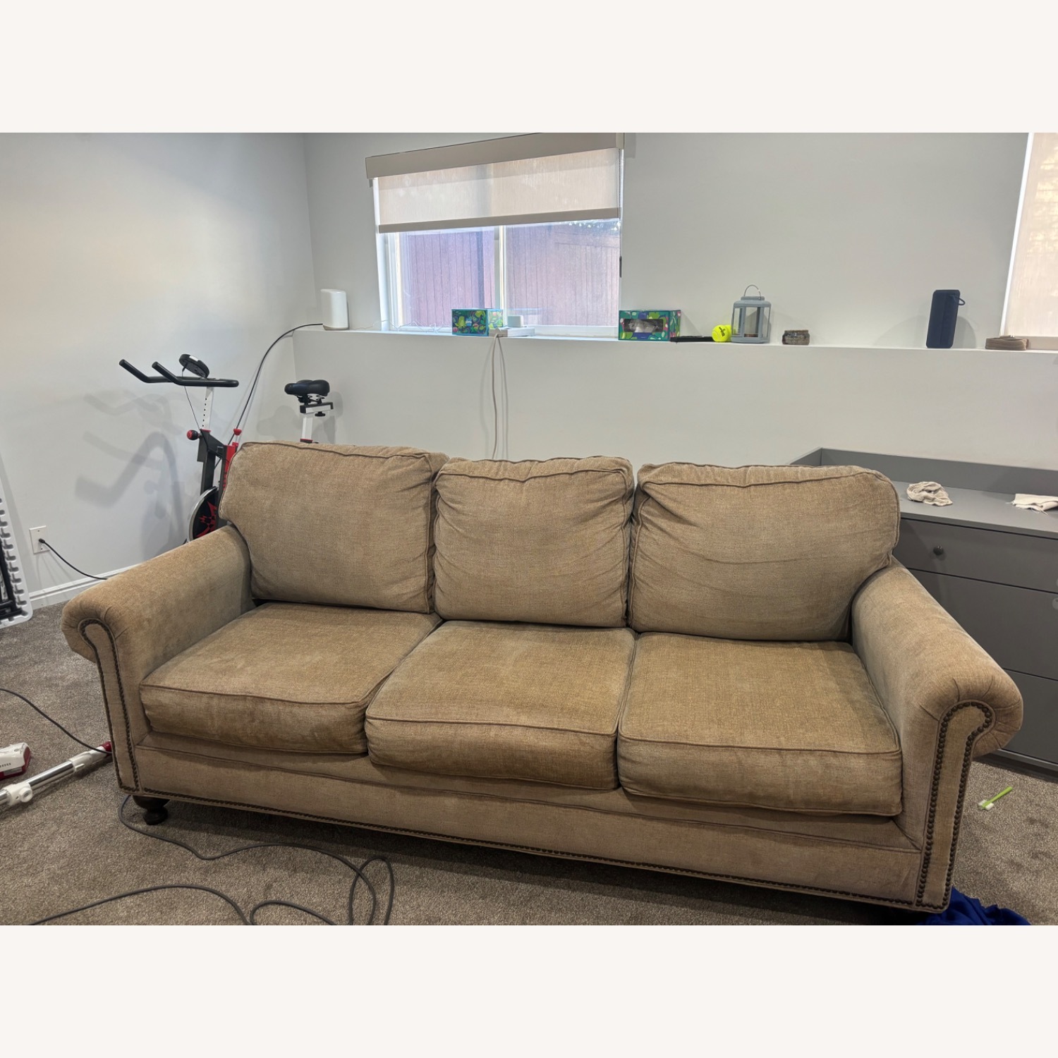 Natural Textured 3+ Seater Sofa - image-2