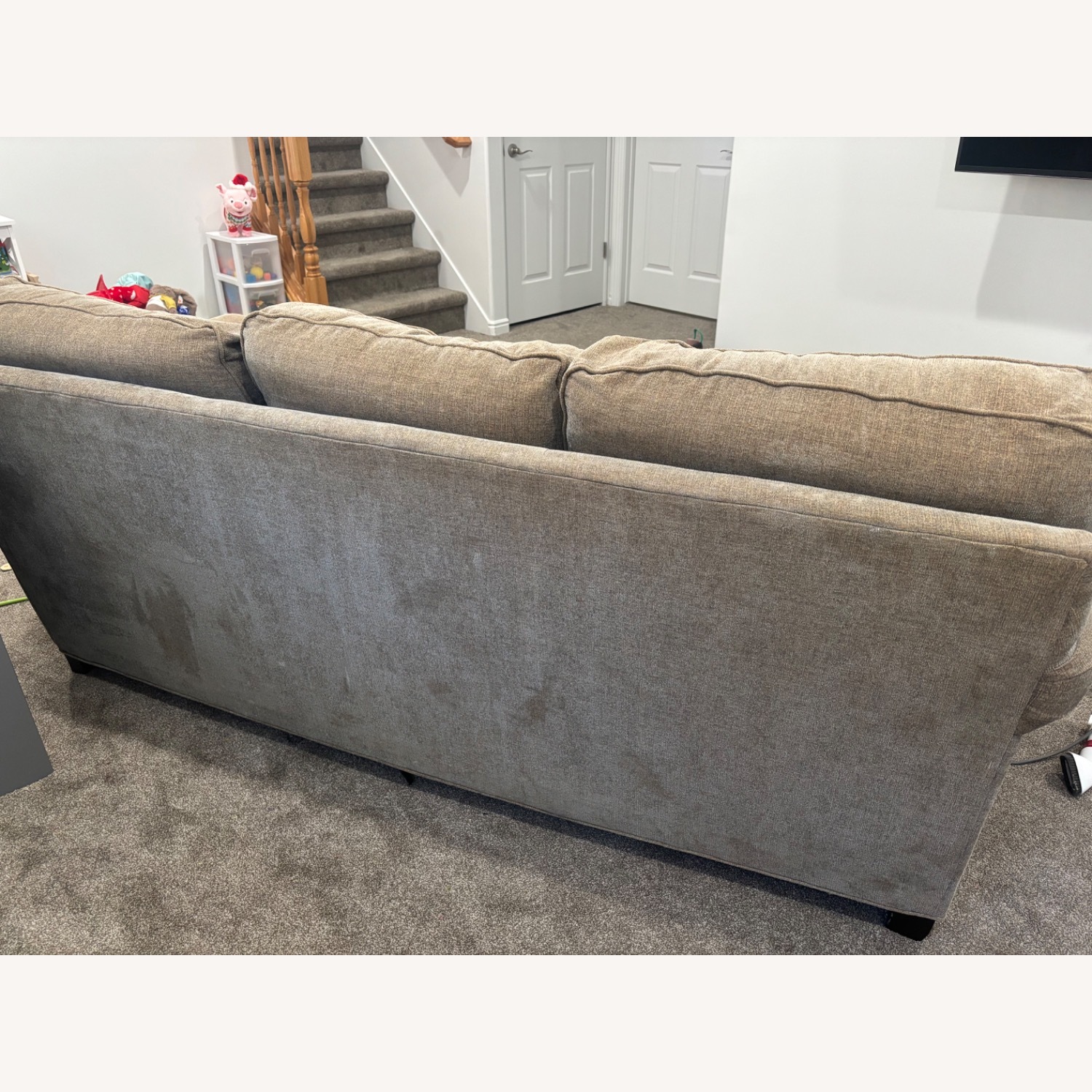 Natural Textured 3+ Seater Sofa - image-7