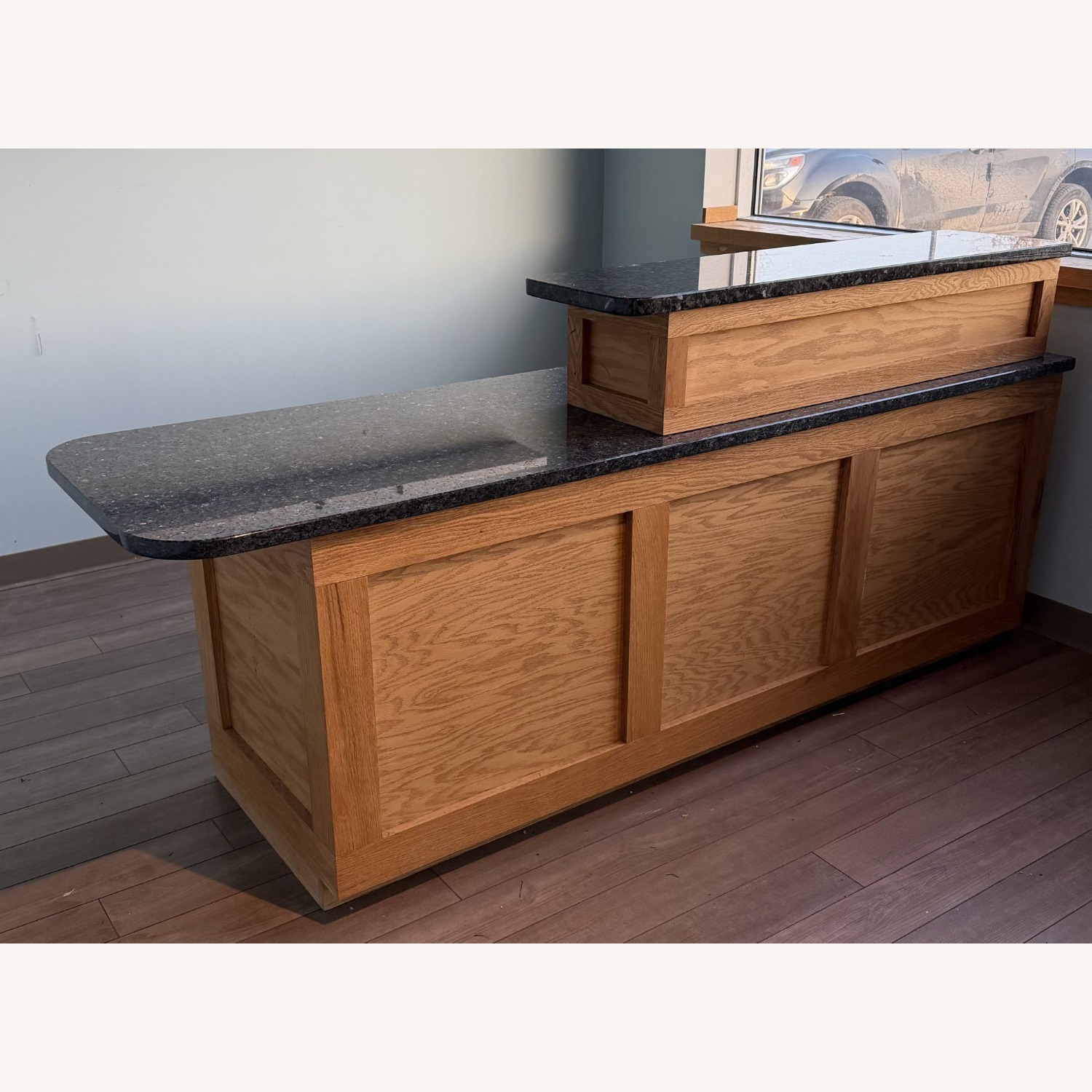 Blue Pearl Granite Front Desk - image-1