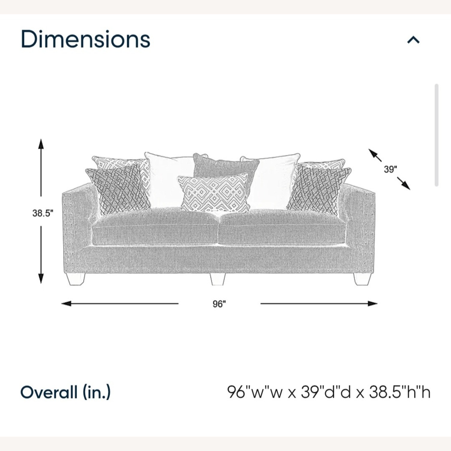 Raymour & Flanigan Gray 3+ Seater Sofa + ottoman - image-5
