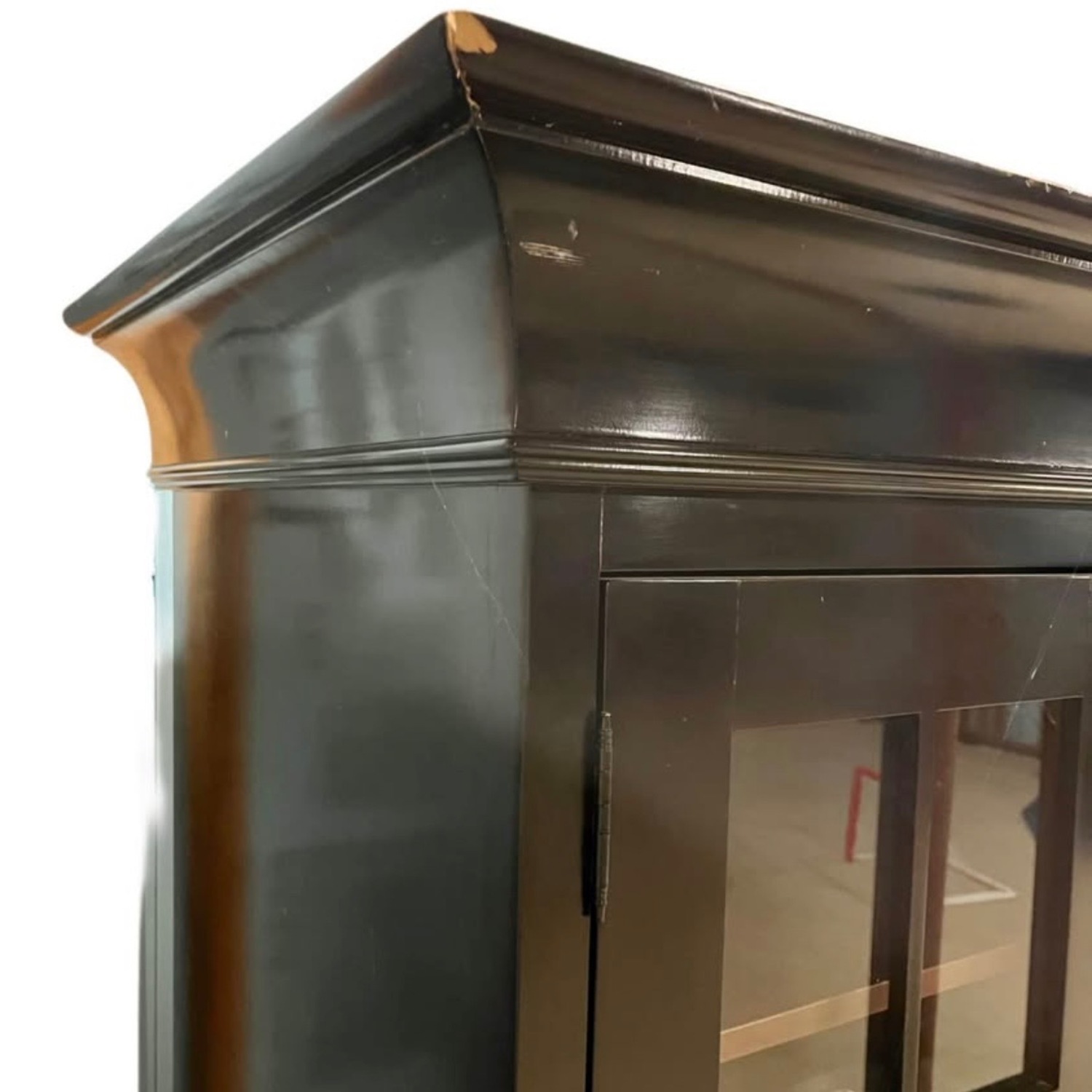 Uproar Home Wooden China Cabinet Glass Doors - image-7