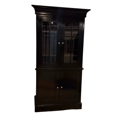 Used Uproar Home Wooden China Cabinet Glass Doors for sale on AptDeco
