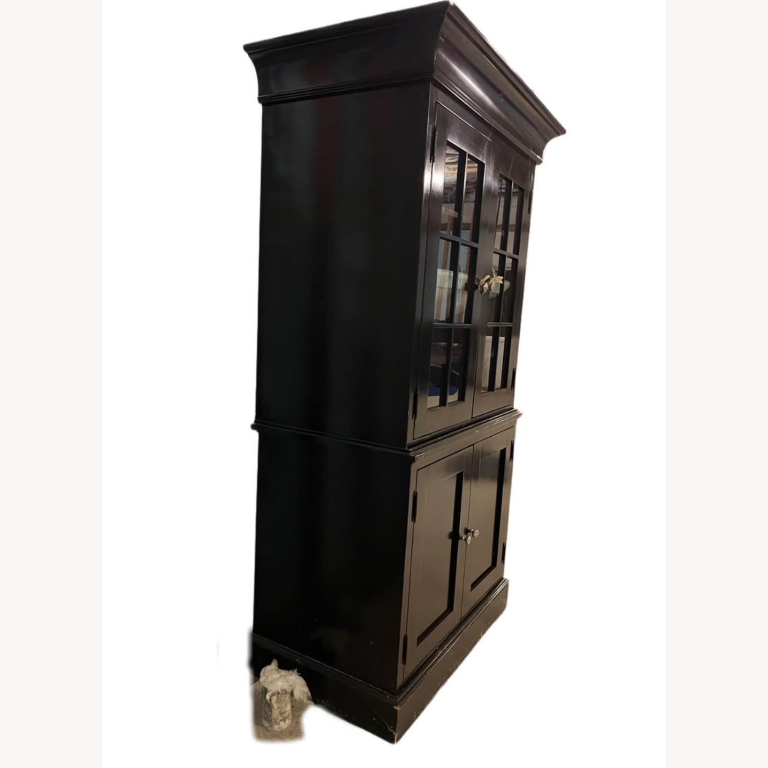 Uproar Home Wooden China Cabinet Glass Doors - image-5
