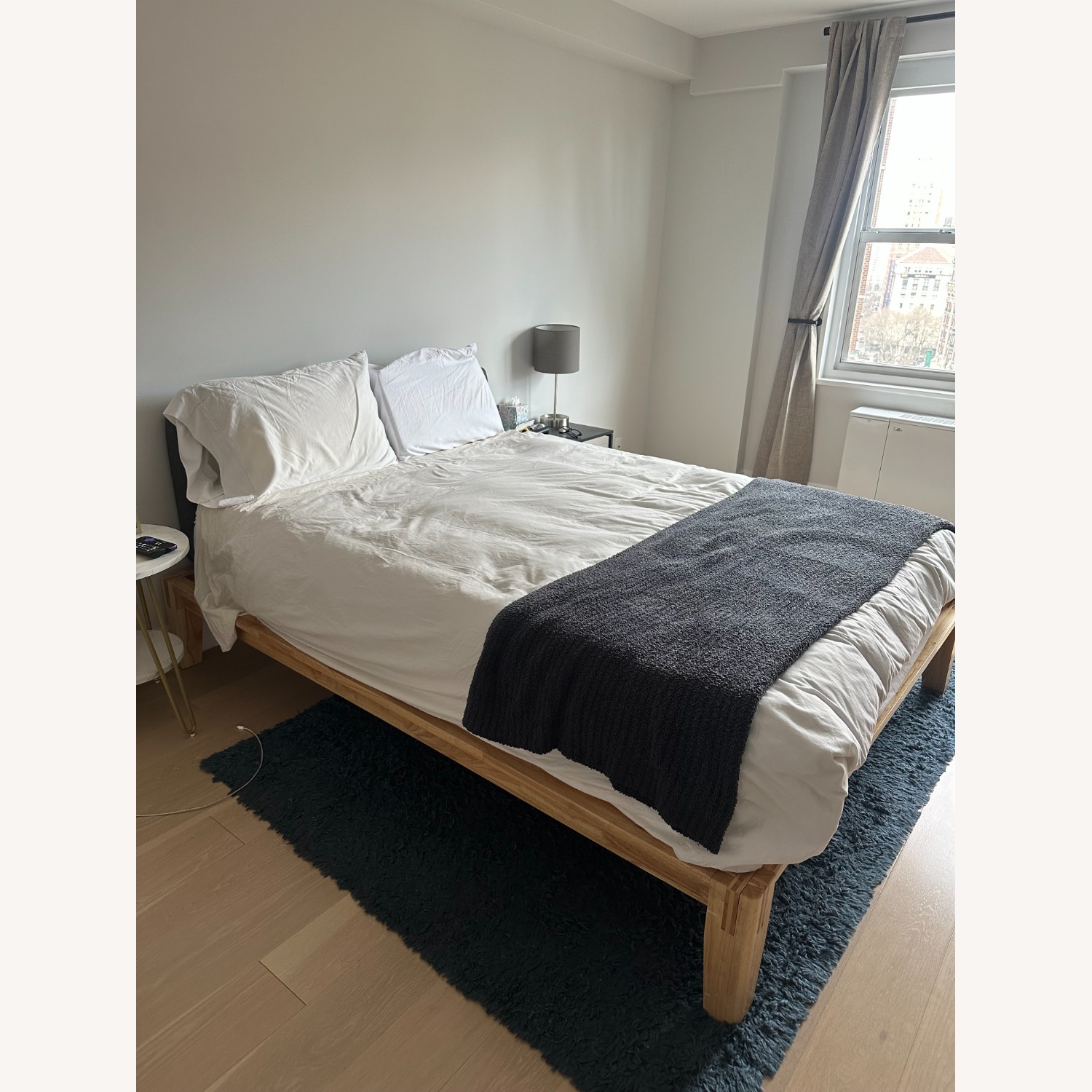 Thuma Classic Bedframe Natural Wood Queen Bed - image-1