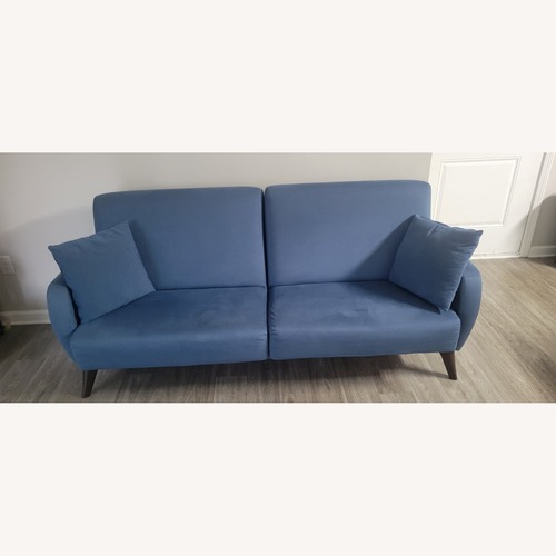 Used Flexy Sofa In A Box - Zigana Indigo Blue for sale on AptDeco
