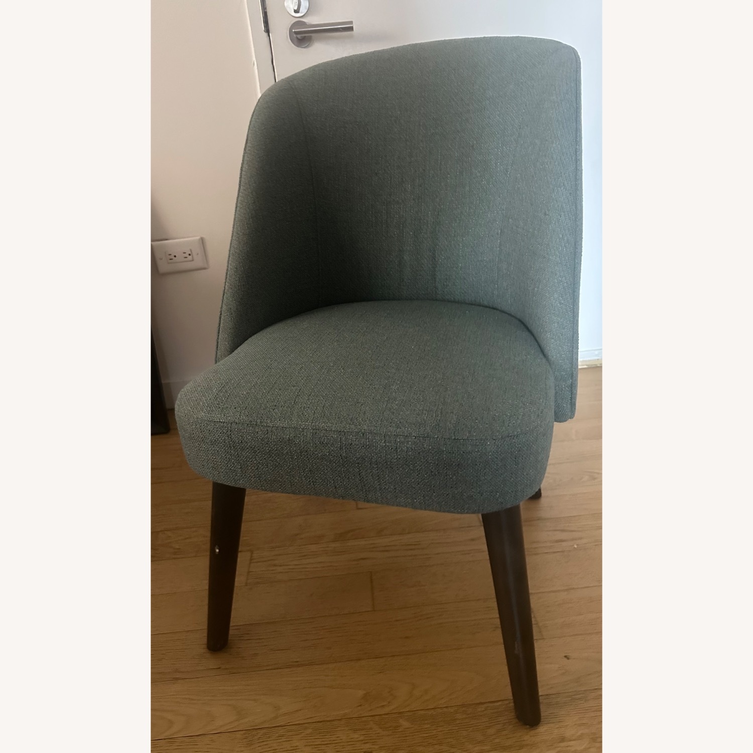  Room & Board 3 Green Fabric Armchairs - image-5