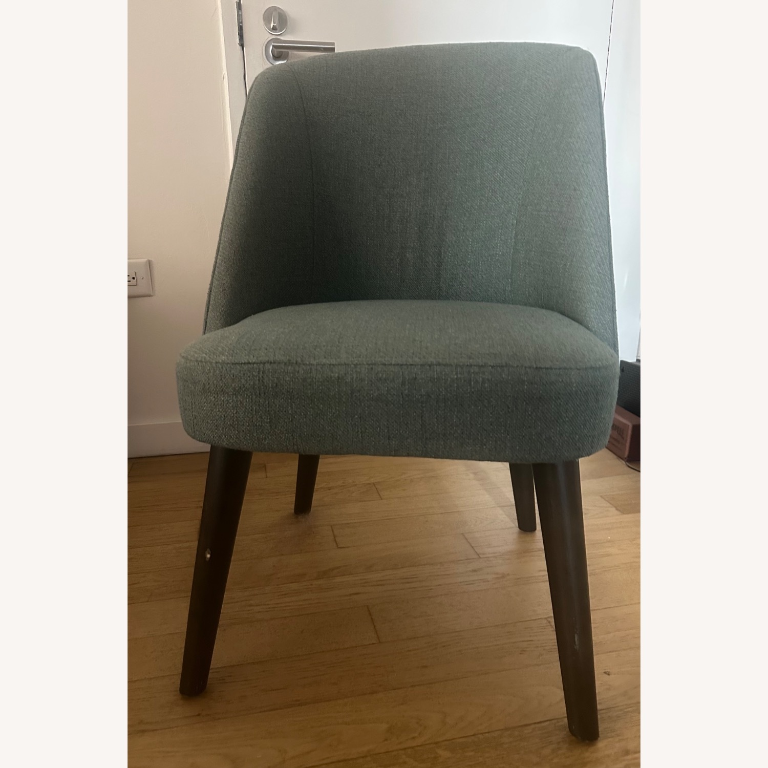  Room & Board 3 Green Fabric Armchairs - image-4