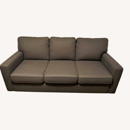 Used Living Spaces Dark Gray Fabric Sleeper Sofa for sale on AptDeco