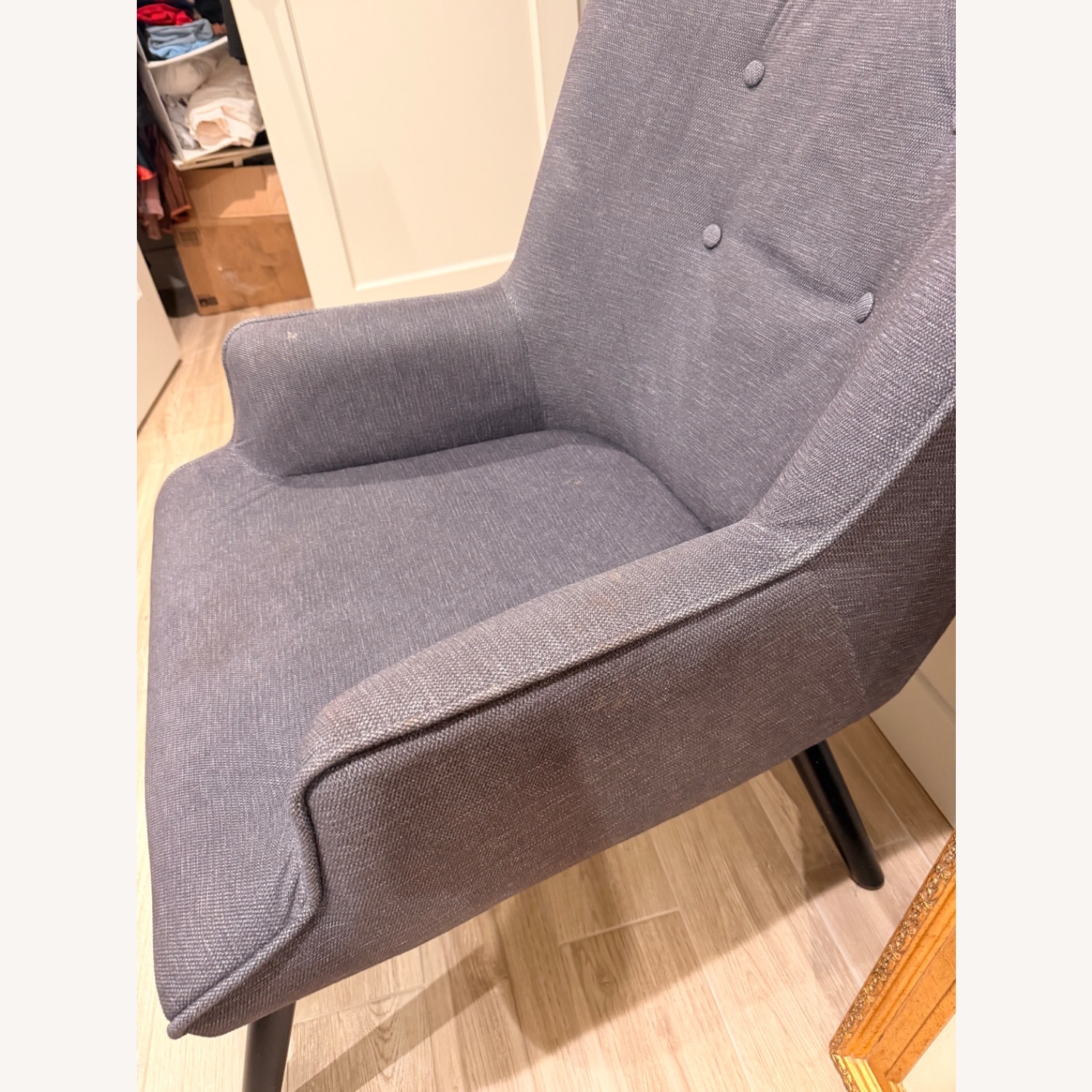 IKEA Light Gray Fabric Accent Chair - image-2