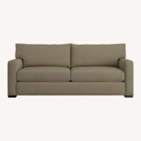 Crate & Barrel Brown Axis Sofa 88"