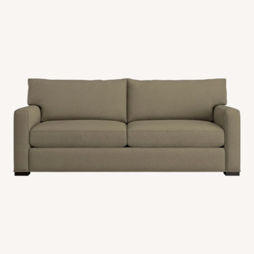 Used Crate & Barrel Brown Axis Sofa 88" for sale on AptDeco