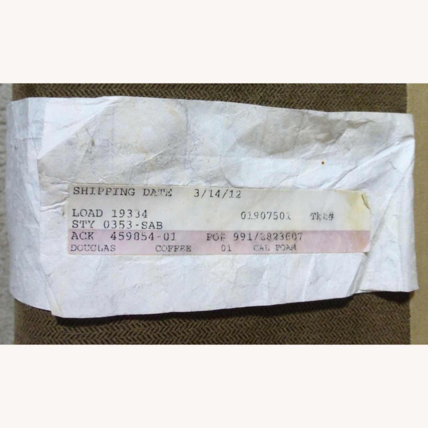 Crate & Barrel Brown Axis Sofa 88" - image-10