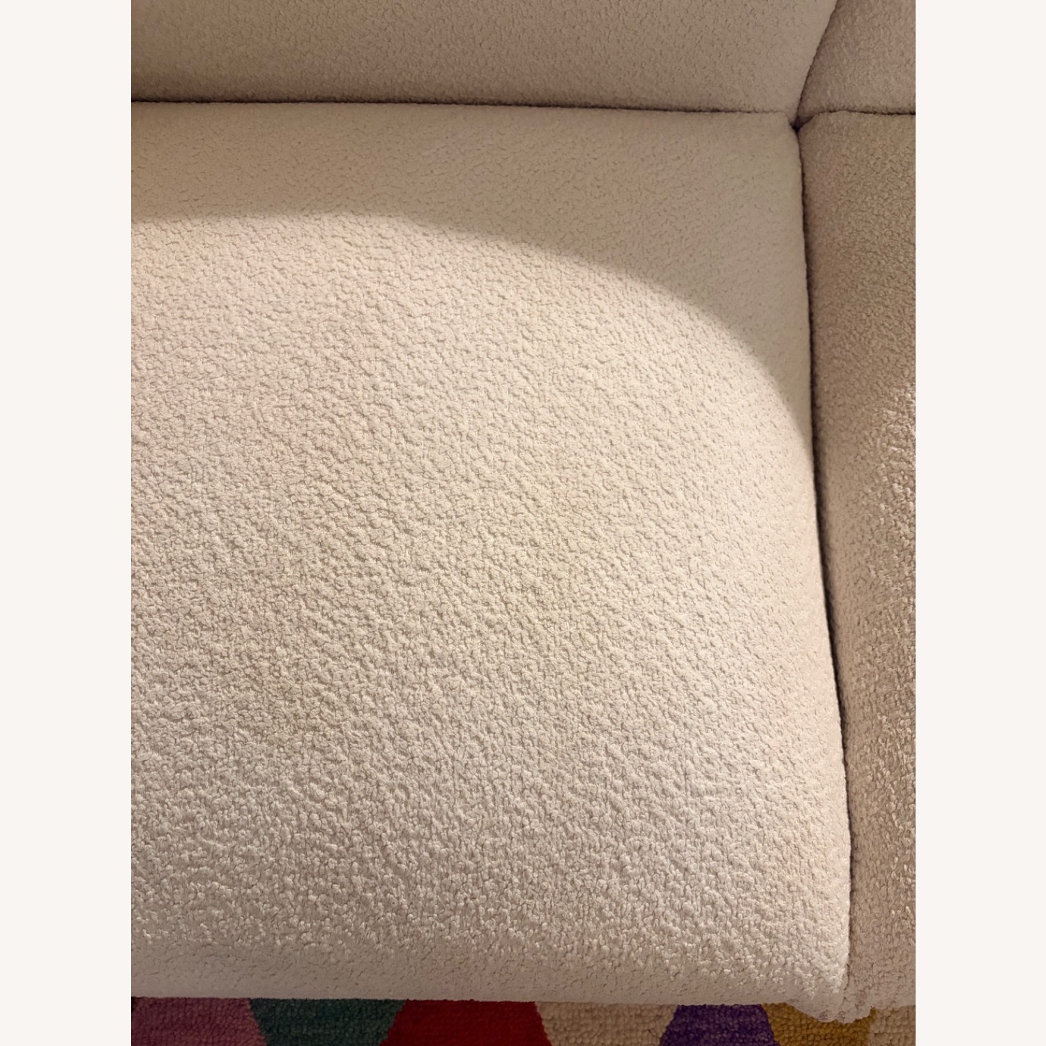 Wayfair Latitude Run White Boucle 3+ Seater Sofa - image-4
