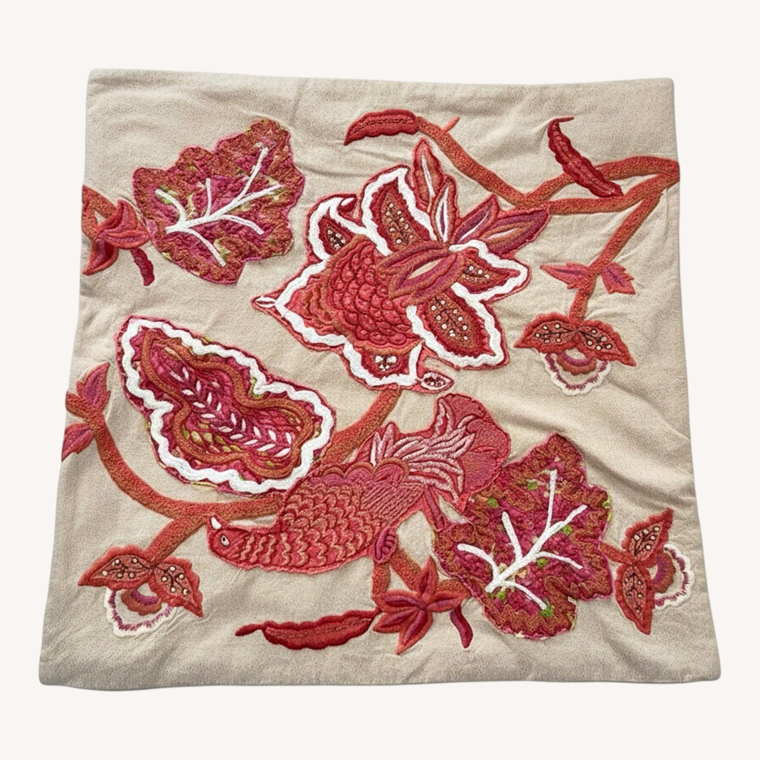 Pottery Barn Bird Appliqué Pillows (Set of 3) - image-7