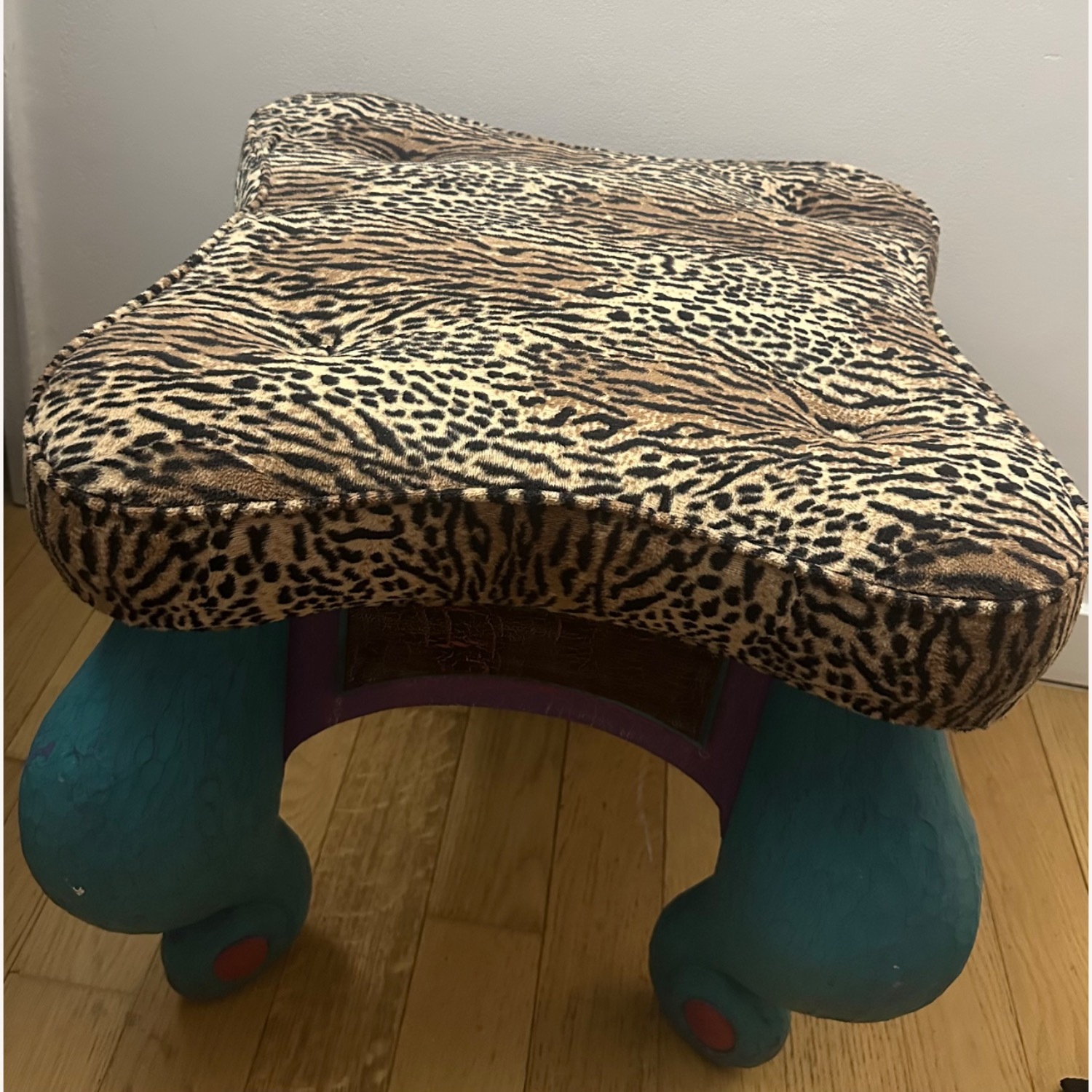 Wood Ottoman - image-5
