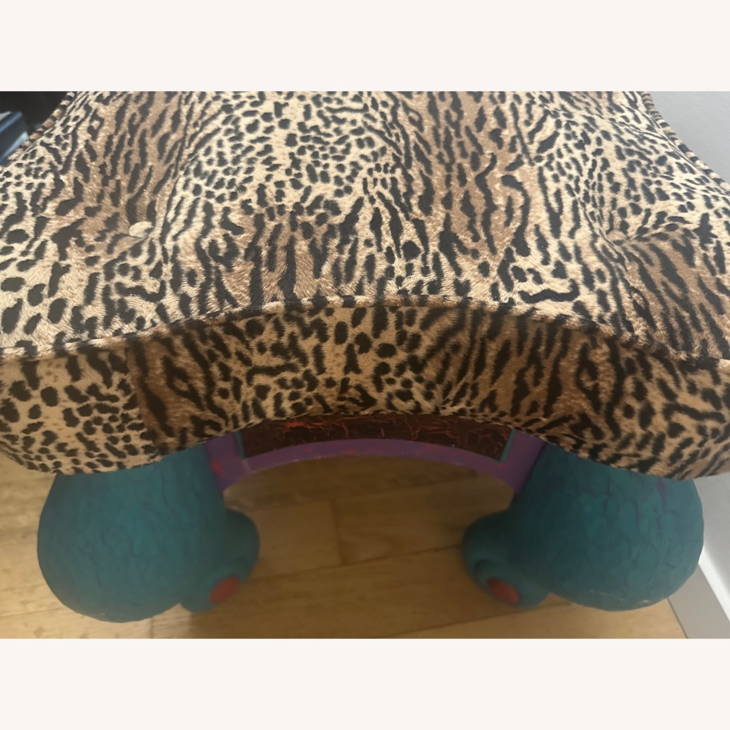 Wood Ottoman - image-3
