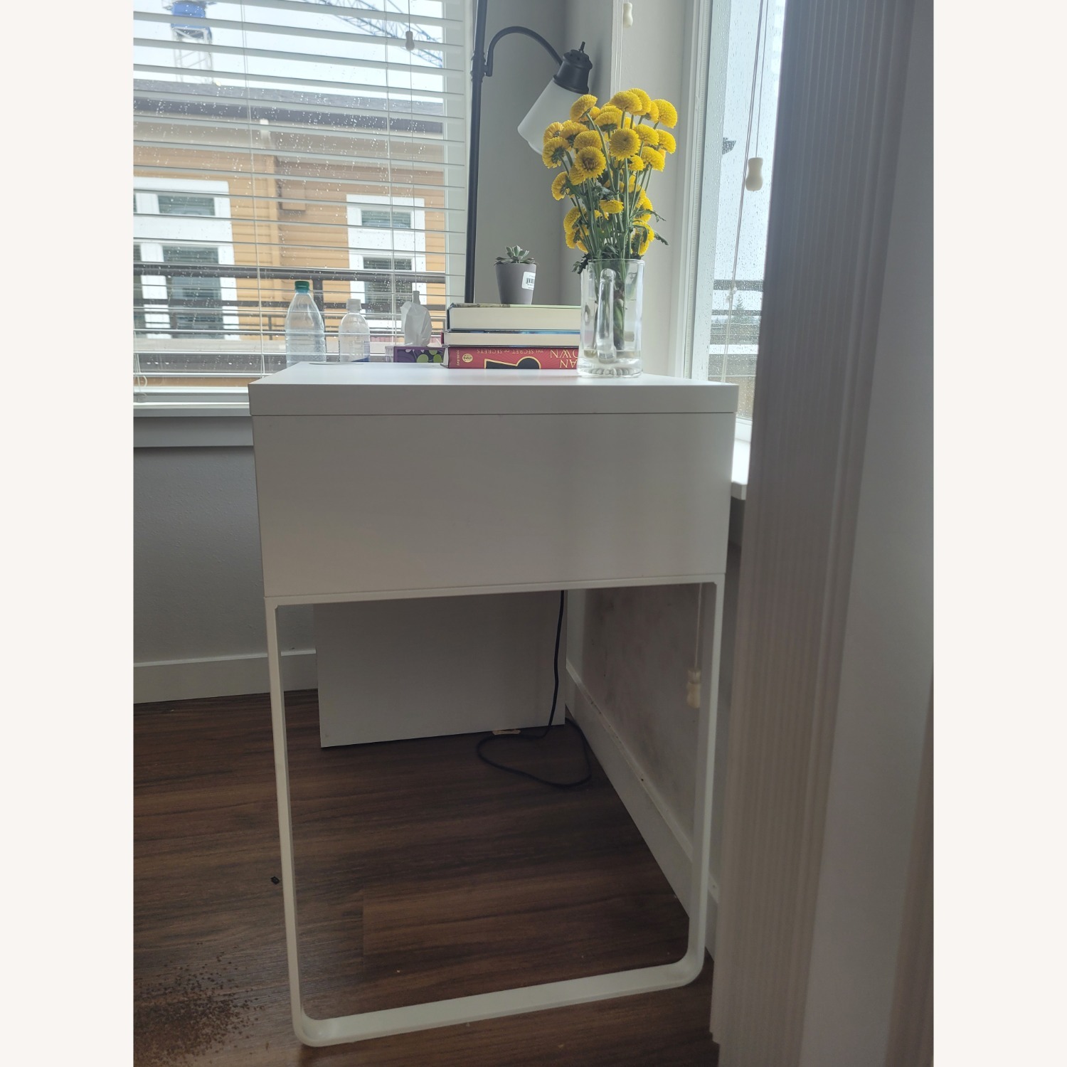 IKEA MICKE White Wood Desk - image-3