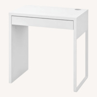 IKEA MICKE White Wood Desk