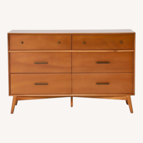 Used Living Spaces Alton Cherry II Dresser for sale on AptDeco