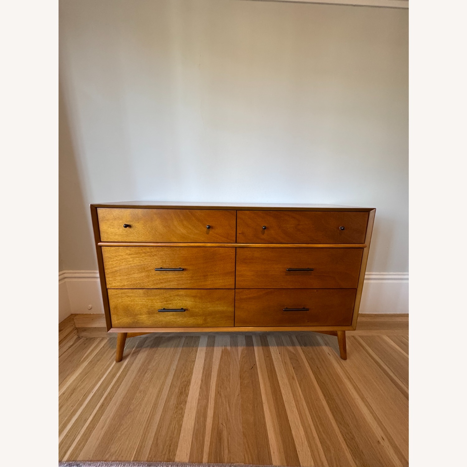 Living Spaces Alton Cherry II Dresser - image-1