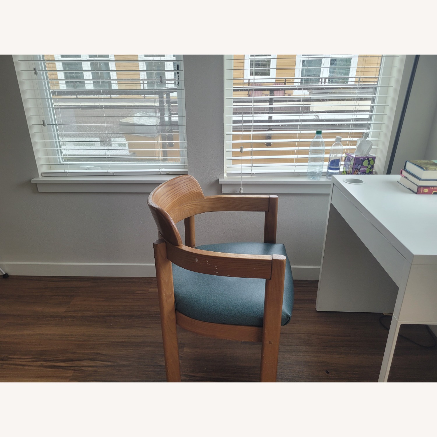 Green Fabric Dining Chair - image-3