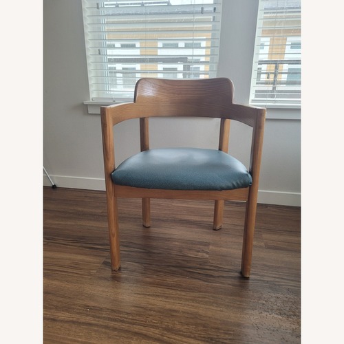 Used Green Fabric Dining Chair for sale on AptDeco