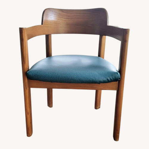 Used Green Fabric Dining Chair for sale on AptDeco