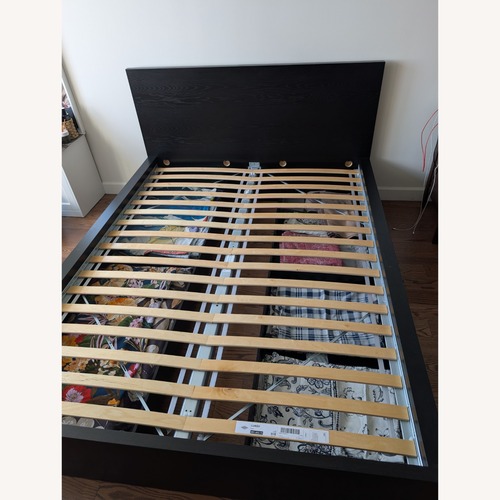 Used IKEA Malm Queen Bed Frame with Luroy Slats for sale on AptDeco