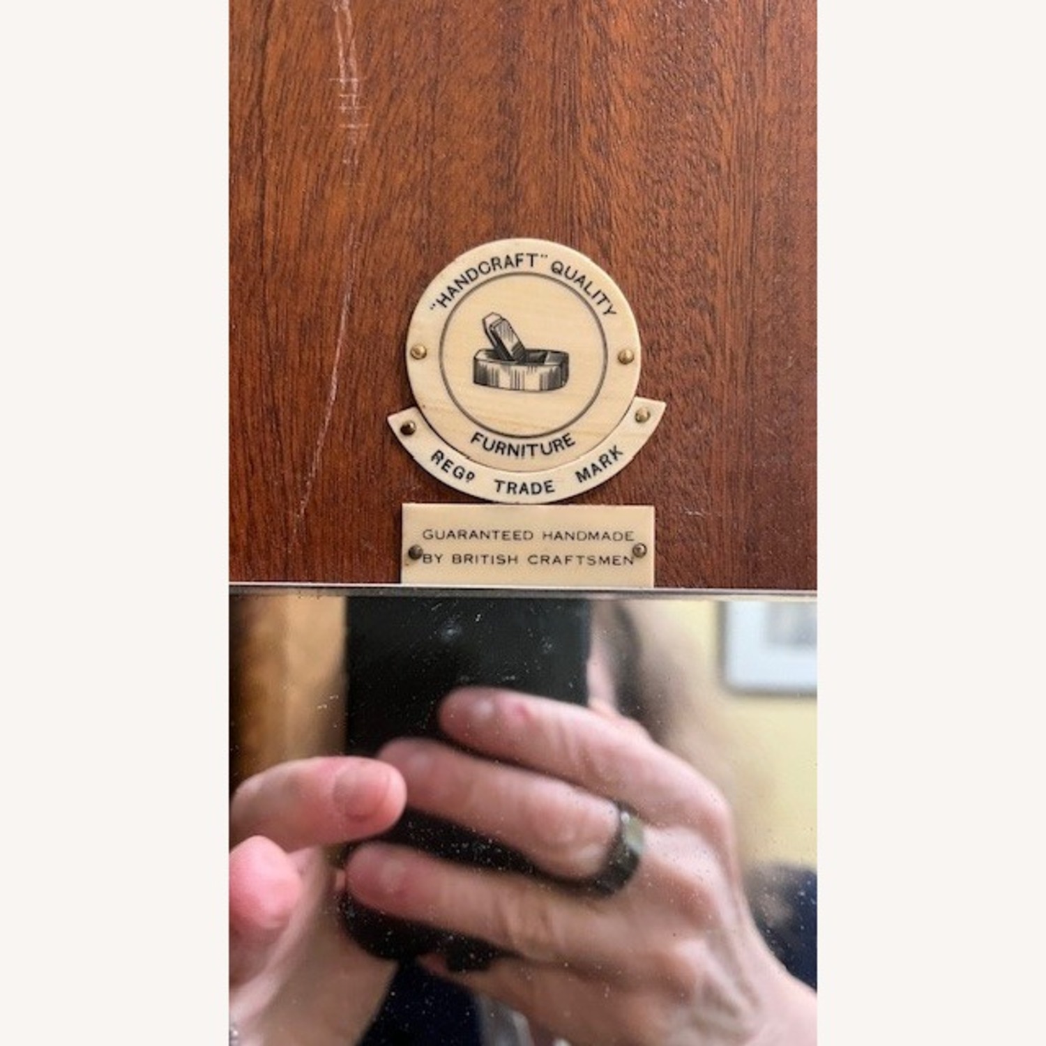 Antique Art Deco Burl wood Armoire - image-6