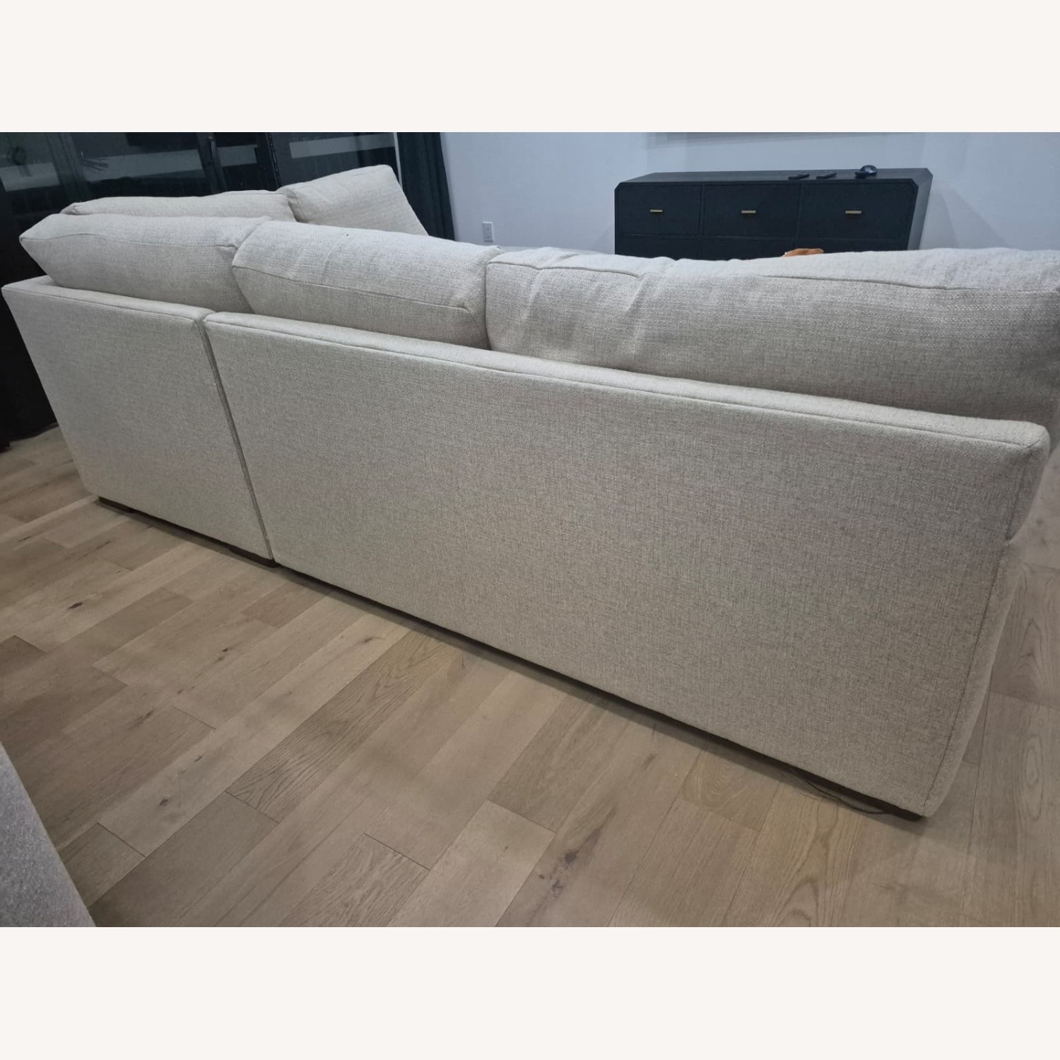 Veronica Khaki Down Right Bumper Sectional - image-3