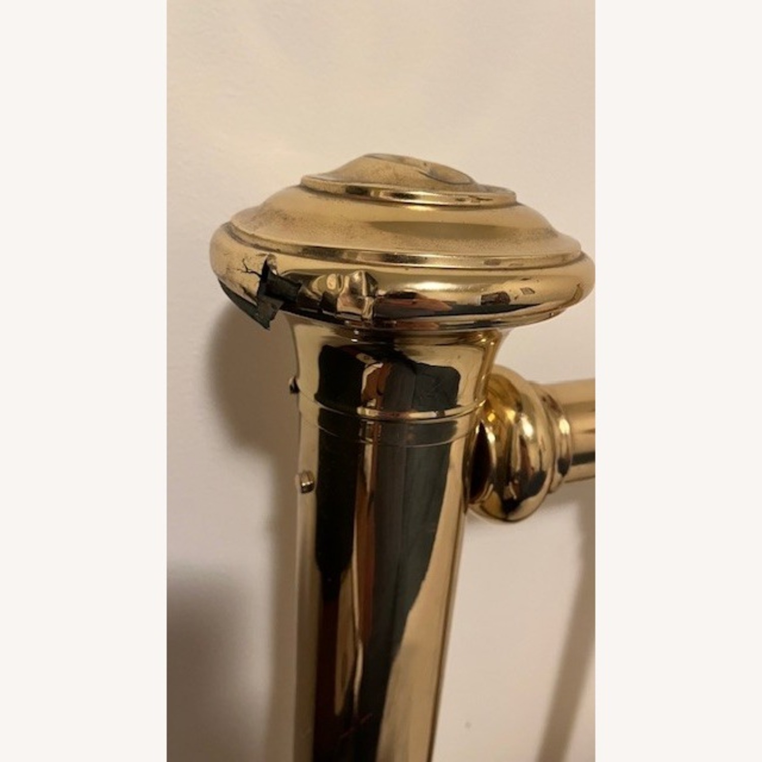 Antique Full Size Brass Bed  - image-4