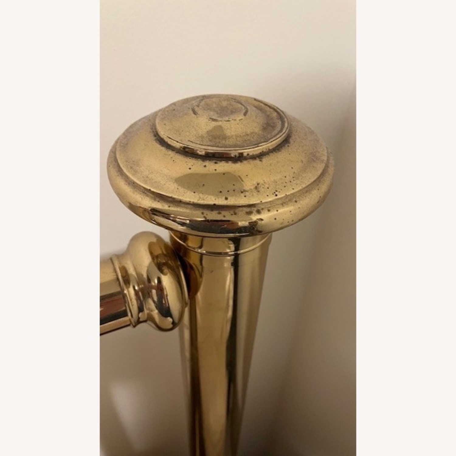 Antique Full Size Brass Bed  - image-3