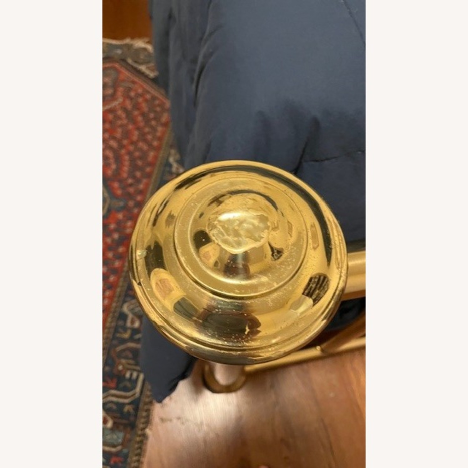 Antique Full Size Brass Bed  - image-5