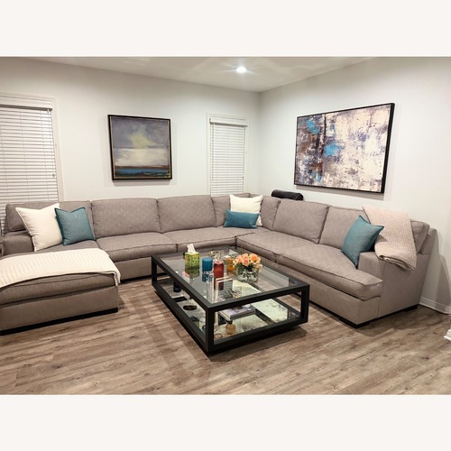 Used  Costume Oversized sectional  for sale on AptDeco