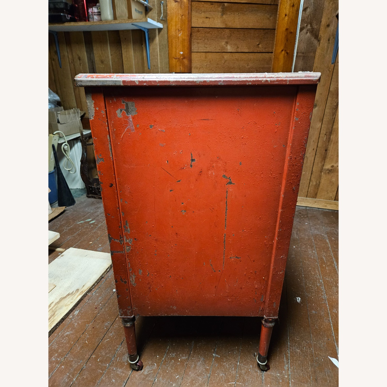 Red Metal Dresser - image-2