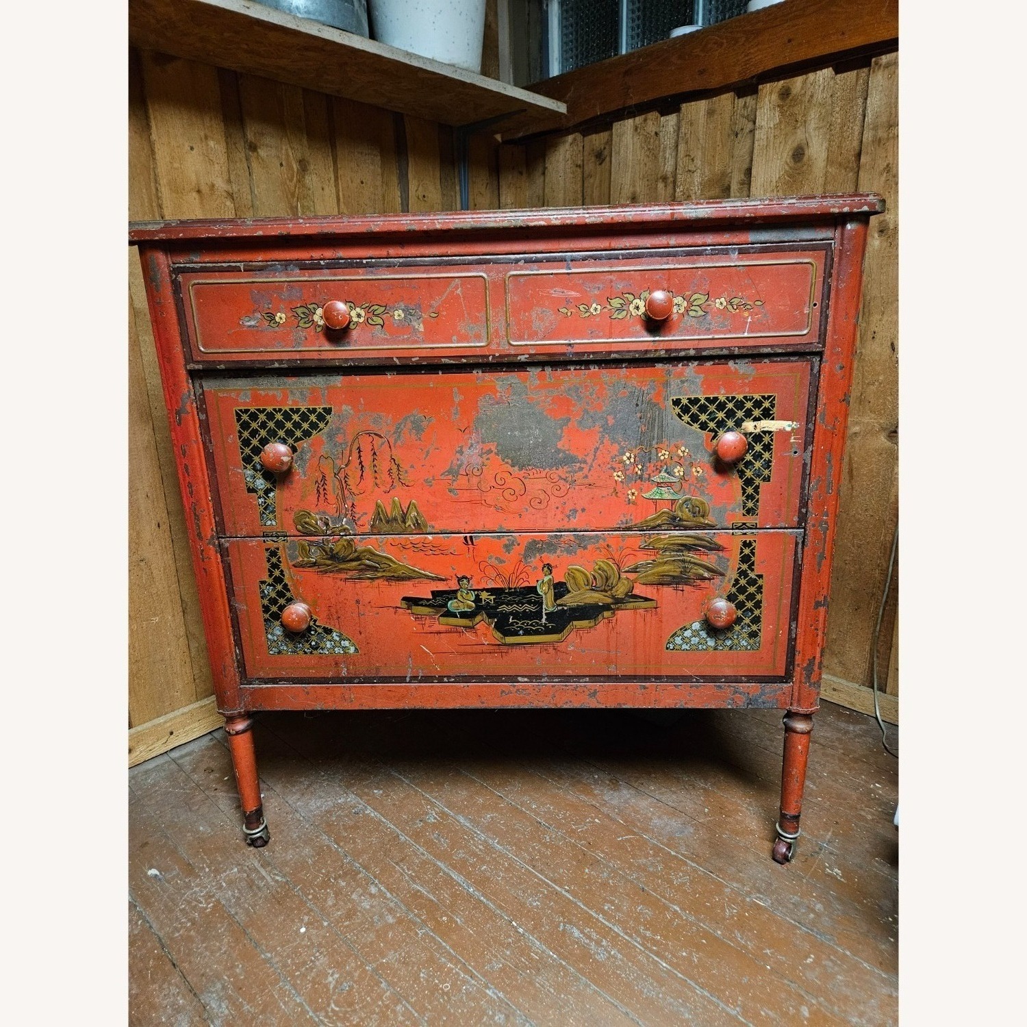 Red Metal Dresser - image-7