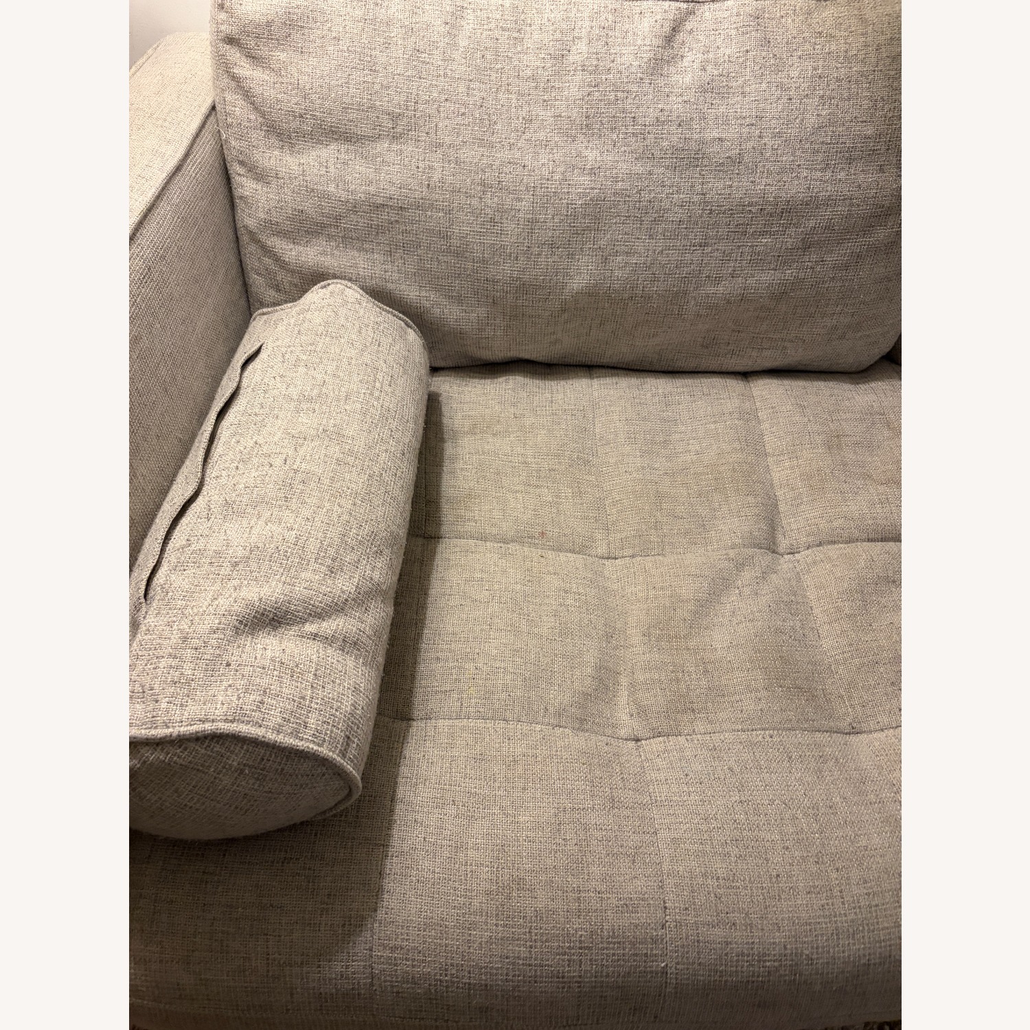 Article Sven 72" Tufted Loveseat Ivory - image-4