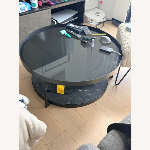 Used IKEA FRÖTORP Marble Coffee Table for sale on AptDeco