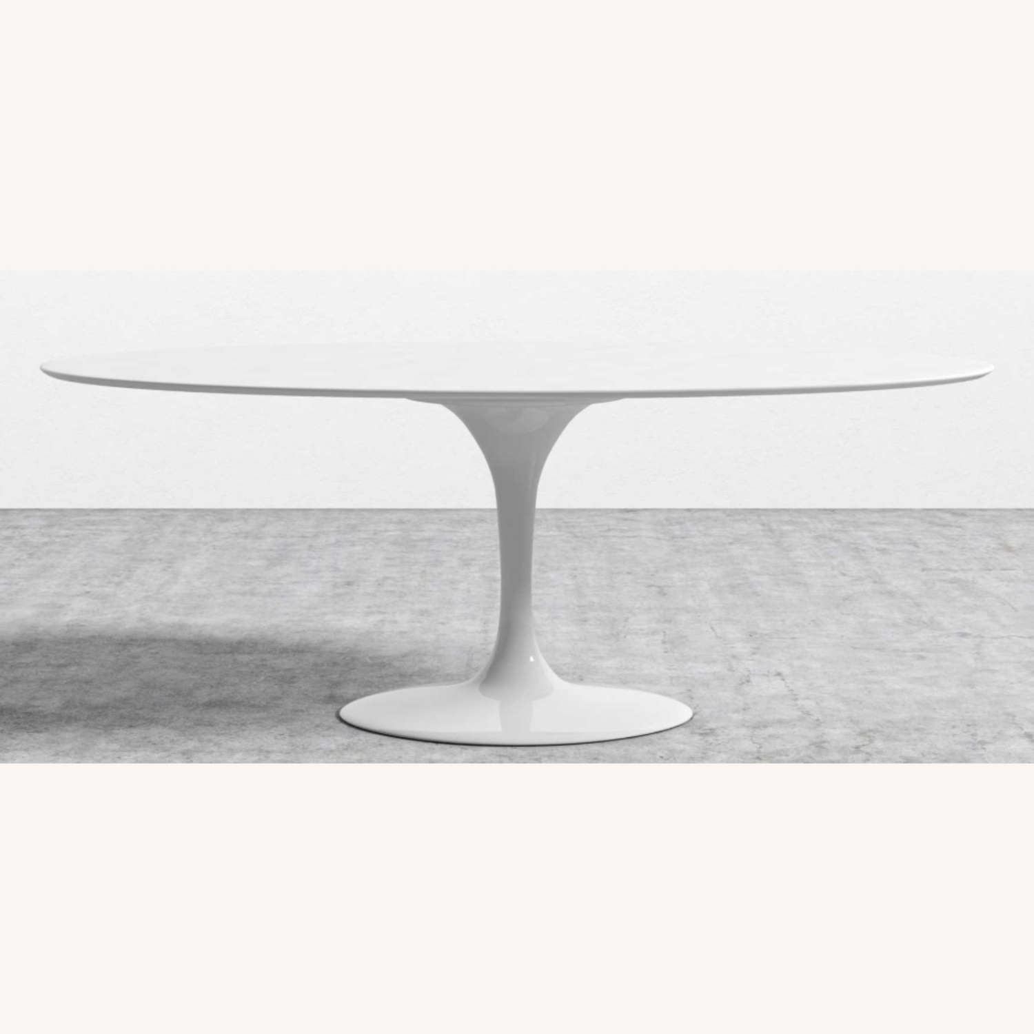 Rove Concepts Tulip White Oval Dining Table - image-4