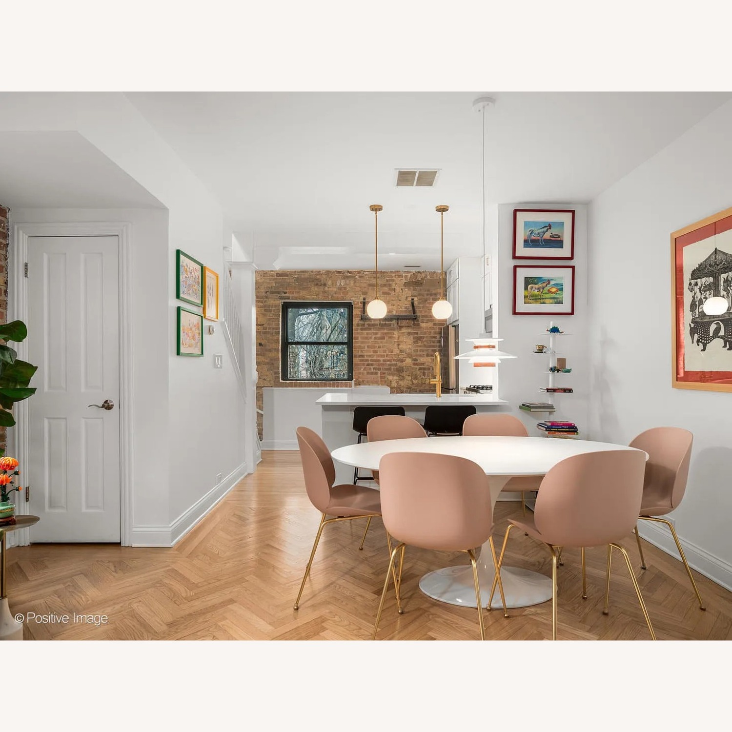 Rove Concepts Tulip White Oval Dining Table - image-1