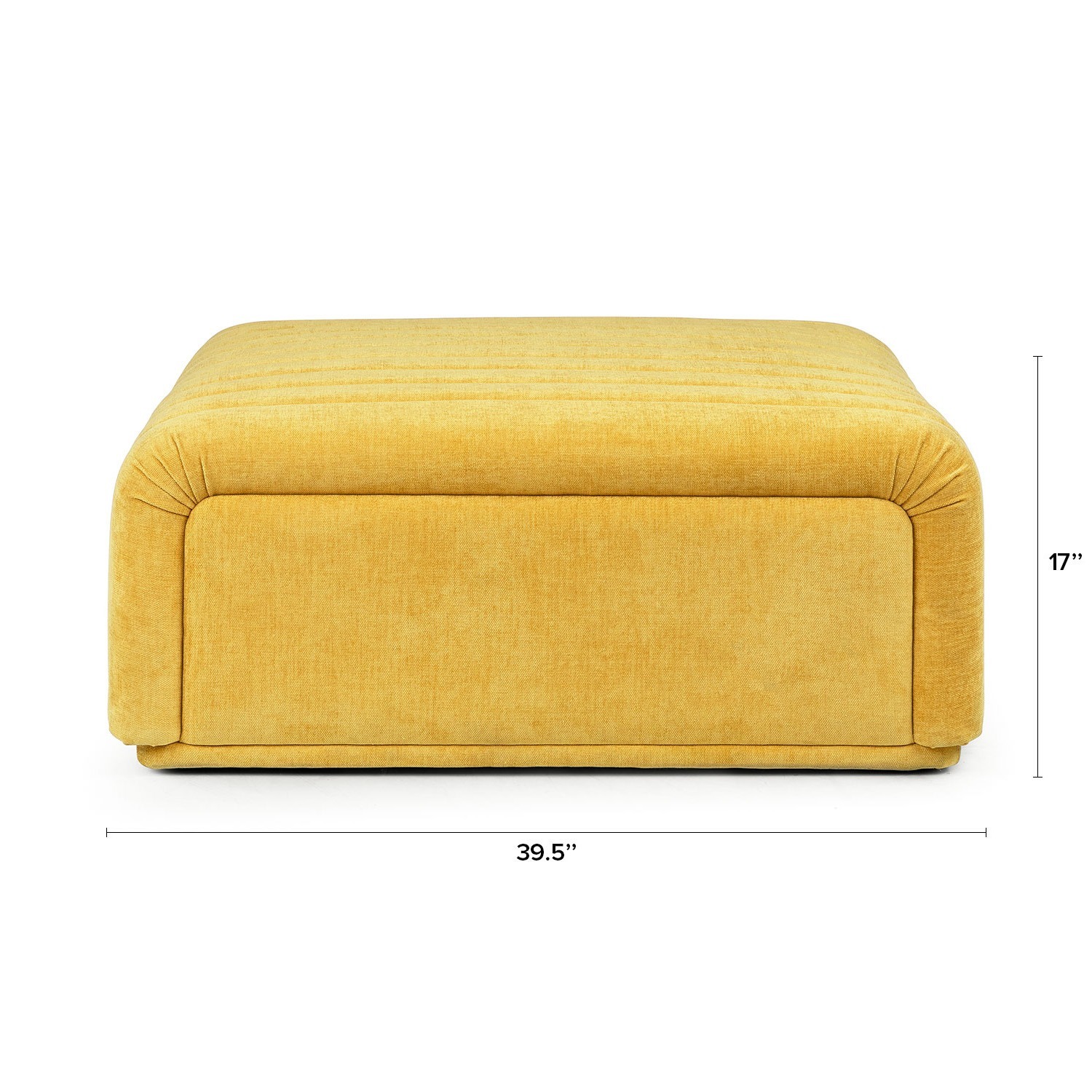 Article Sefto Yellow Ottoman - image-3