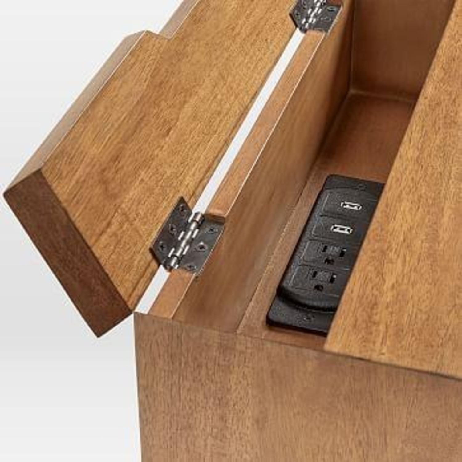 West Elm Mid-Century Charging Nightstand - image-3