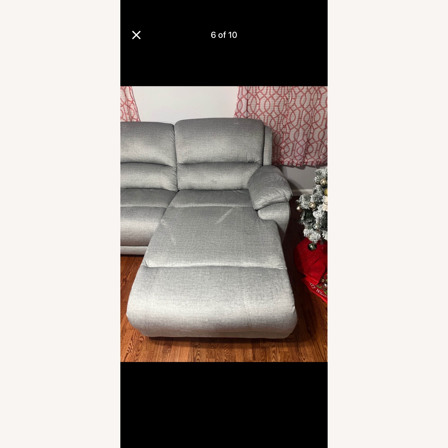 Raymour & Flanigan Marley Light Gray 3+ Piece Sectional - image-7