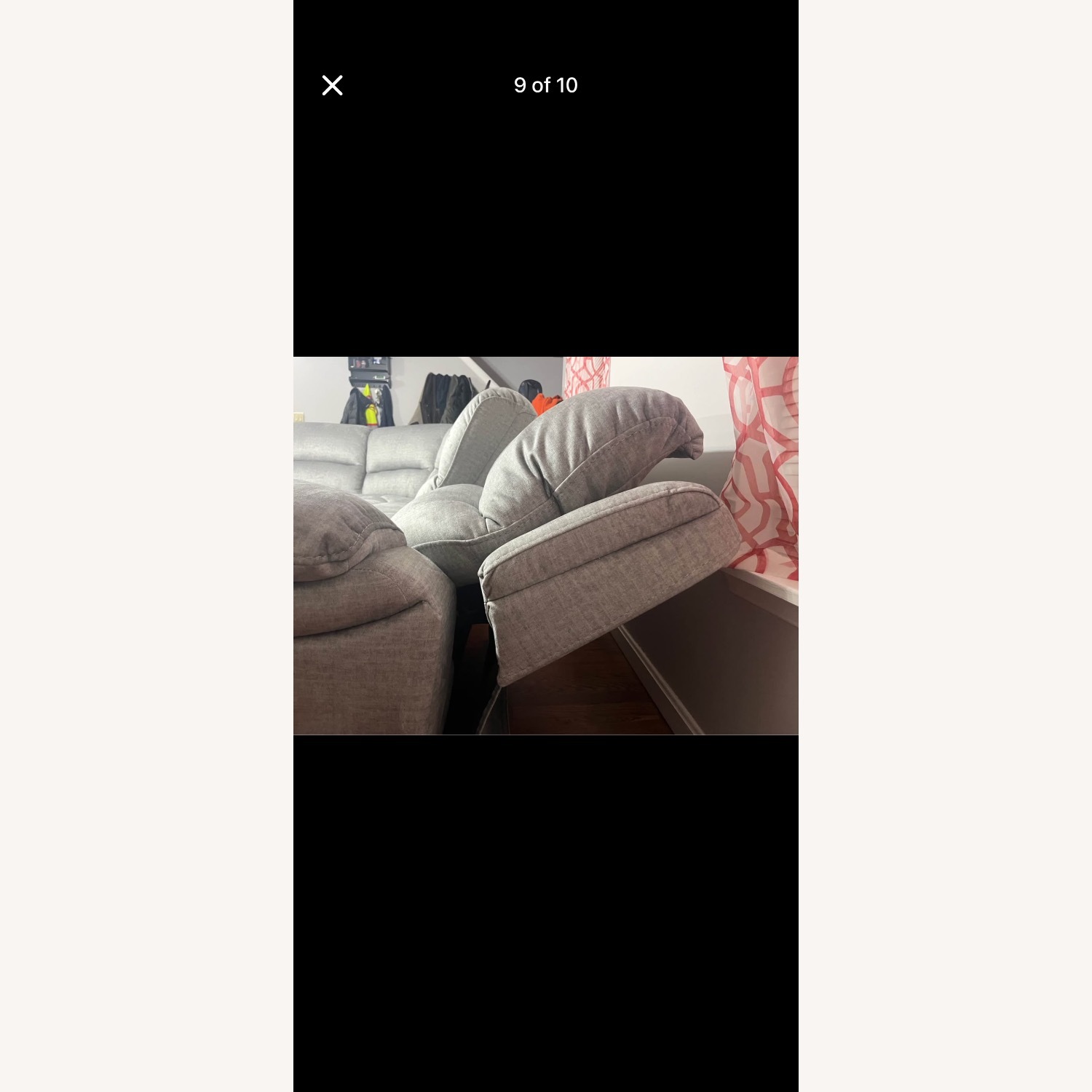 Raymour & Flanigan Marley Light Gray 3+ Piece Sectional - image-9