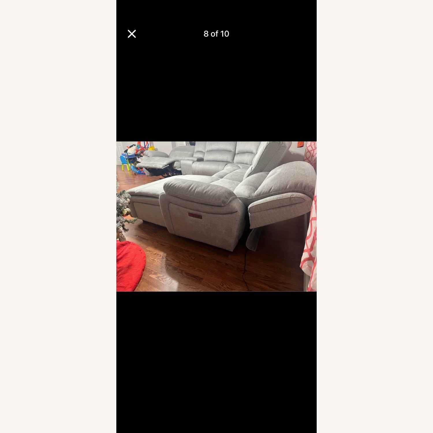 Raymour & Flanigan Marley Light Gray 3+ Piece Sectional - image-10