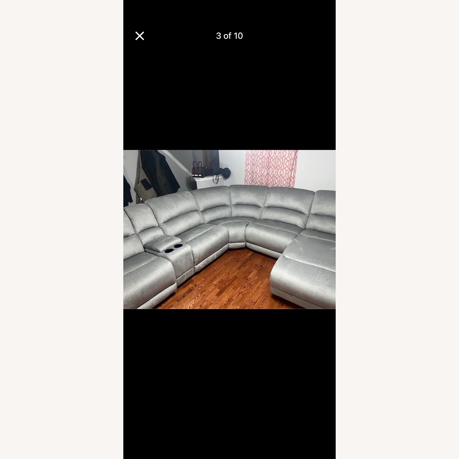 Raymour & Flanigan Marley Light Gray 3+ Piece Sectional - image-6