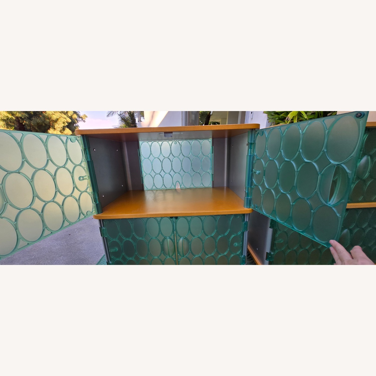 Herman Miller Red Green Wood Dresser - image-4