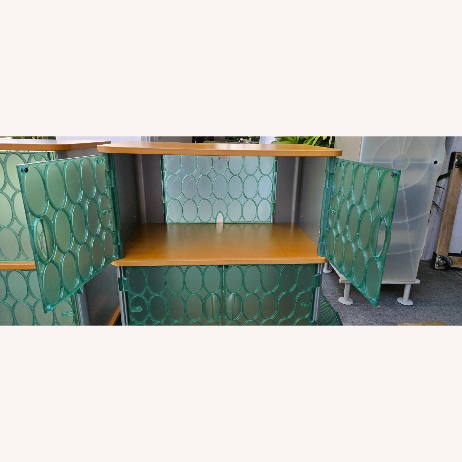 Herman Miller Red Green Wood Dresser - image-3