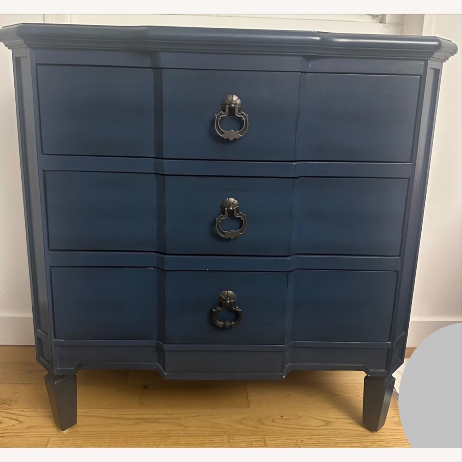 Raymour & Flanigan Blue Chest - image-7